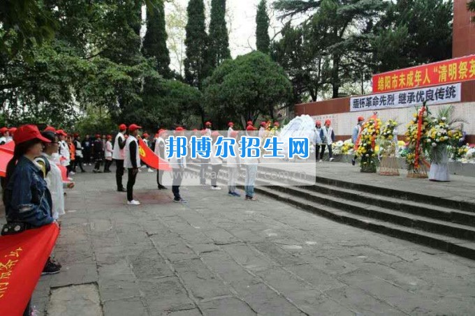 四川汽車職業(yè)技術學院開展祭掃緬懷革命先烈活動