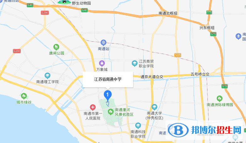 江蘇南通中學地址在哪里