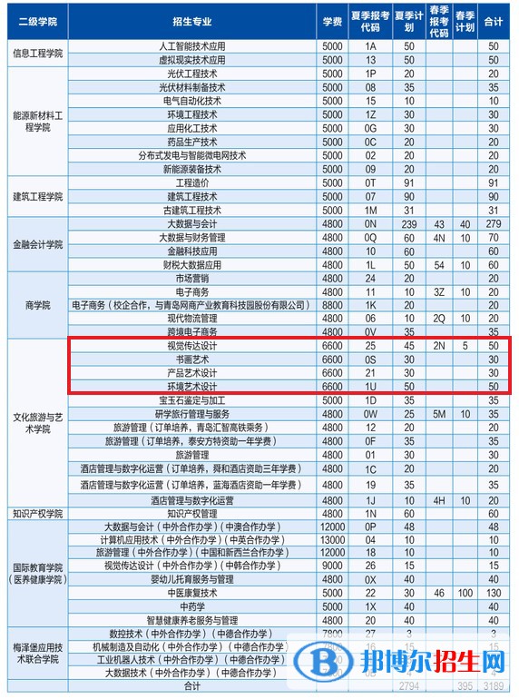 山東理工職業(yè)學(xué)院藝術(shù)類專業(yè)有哪些？（藝術(shù)類專業(yè)）？