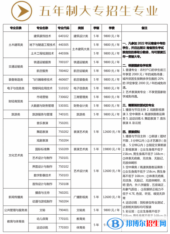 昆明藝術(shù)職業(yè)學(xué)院藝術(shù)類專業(yè)有哪些？
