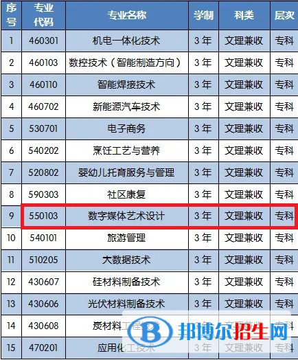石嘴山工貿(mào)職業(yè)技術(shù)學(xué)院藝術(shù)類專業(yè)有哪些？