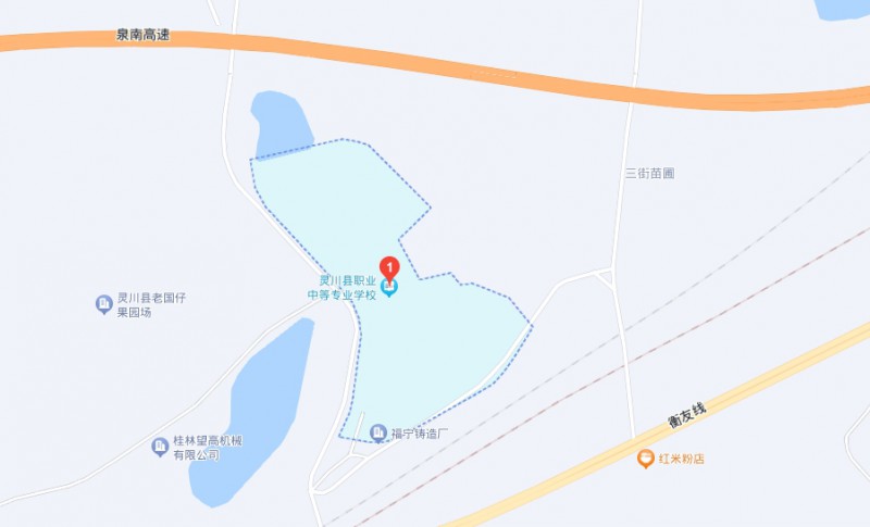 靈川縣職業(yè)中等專業(yè)學(xué)校地址，乘車路線