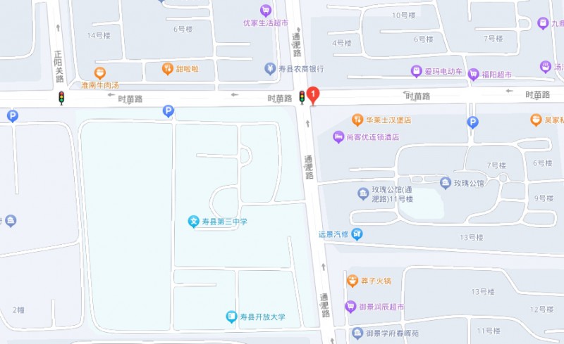 壽縣財經(jīng)中等專業(yè)學校地址，乘車路線