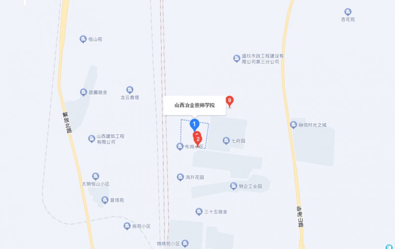山西冶金高級技工學(xué)校地址，乘車路線