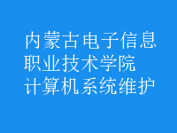 計(jì)算機(jī)系統(tǒng)維護(hù)
