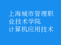 計算機應用技術