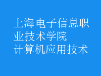 計算機應用技術