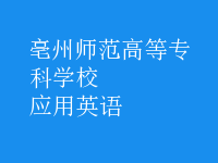 應(yīng)用英語