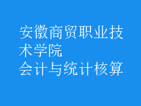 會計與統(tǒng)計核算