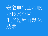 生產(chǎn)過程自動化技術(shù)