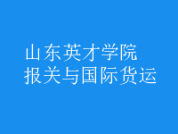 報(bào)關(guān)與國(guó)際貨運(yùn)