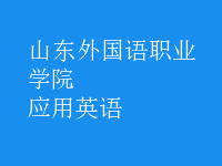 應(yīng)用英語(yǔ)
