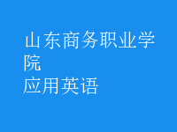 應(yīng)用英語(yǔ)