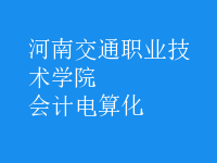 會計(jì)電算化