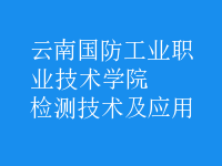 檢測技術(shù)及應用
