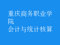 會計與統(tǒng)計核算