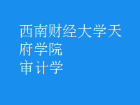 審計學(xué)