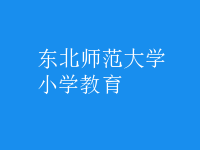 小學(xué)教育
